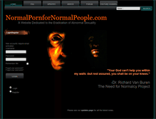 Tablet Screenshot of normalpornfornormalpeople.com